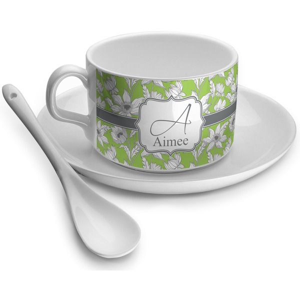 Custom Wild Daisies Tea Cup - Single (Personalized)