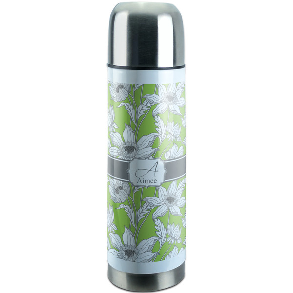 Custom Wild Daisies Stainless Steel Thermos (Personalized)