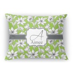 Wild Daisies Rectangular Throw Pillow Case (Personalized)