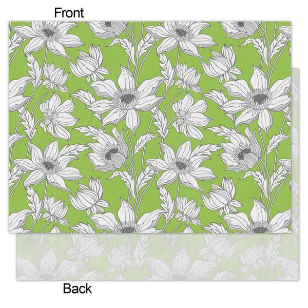Wild Daisies Tissue Paper - Heavyweight - Medium - Front & Back