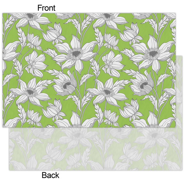Wild Daisies Tissue Paper - Heavyweight - XL - Front & Back
