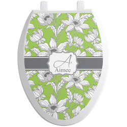 Wild Daisies Toilet Seat Decal - Elongated (Personalized)