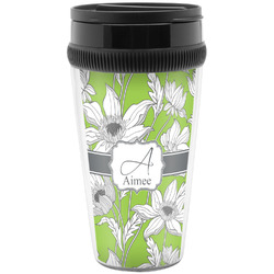 Wild Daisies Acrylic Travel Mug without Handle (Personalized)
