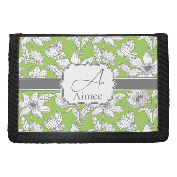 Custom Wild Daisies Trifold Wallet (Personalized)