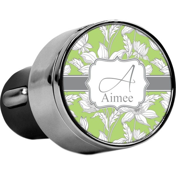 Custom Wild Daisies USB Car Charger (Personalized)