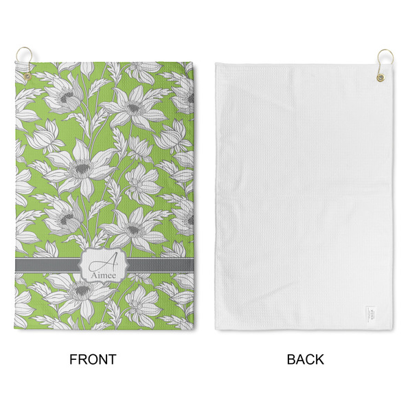 Wild Daisies Waffle Weave Golf Towel - Approval