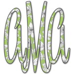 Wild Daisies Monogram Decal - Medium (Personalized)