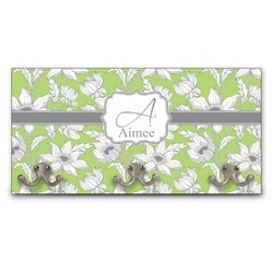 Wild Daisies Wall Mounted Coat Rack (Personalized)