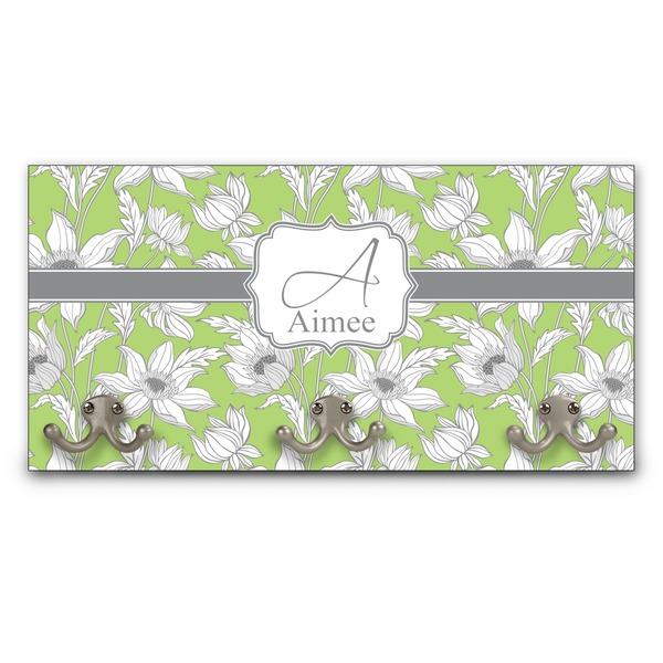Custom Wild Daisies Wall Mounted Coat Rack (Personalized)