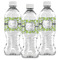 Wild Daisies Water Bottle Labels - Front View