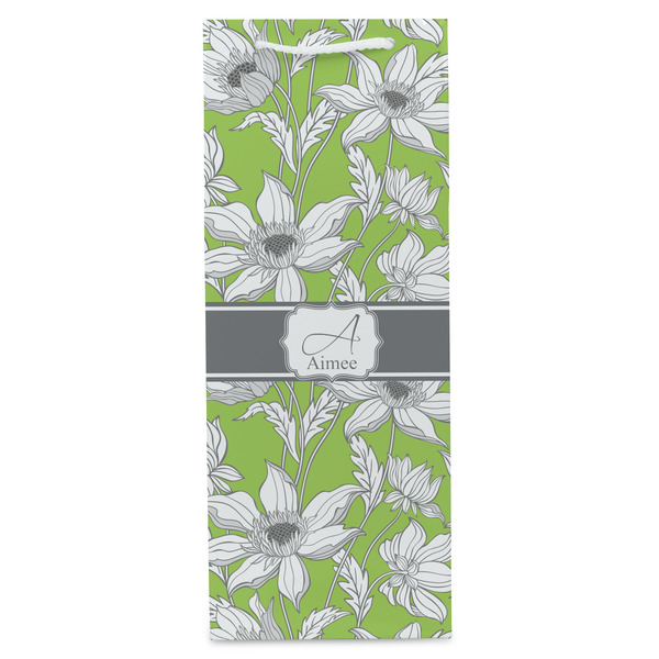 Wild Daisies Wine Gift Bag - Matte - Front