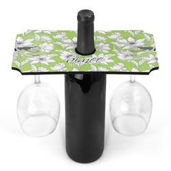 Wild Daisies Wine Bottle & Glass Holder (Personalized)
