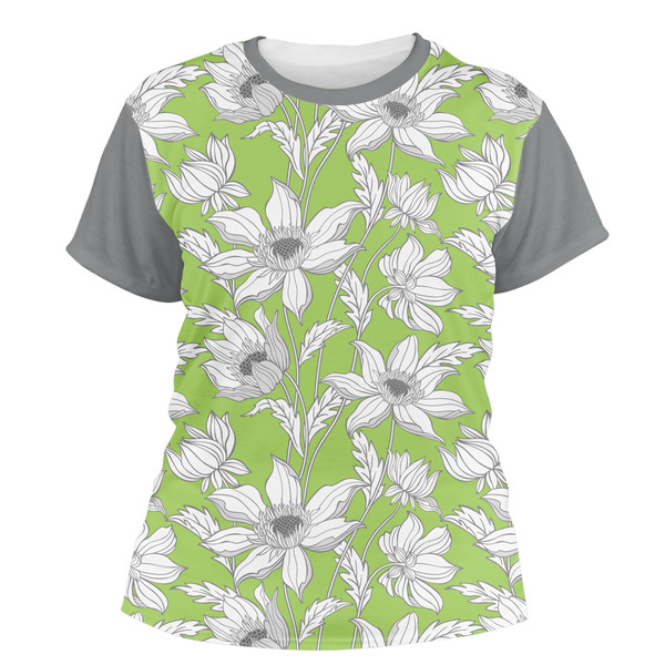 Custom Wild Daisies Women's Crew T-Shirt - X Small