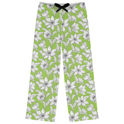 Wild Daisies Womens Pajama Pants - L (Personalized)