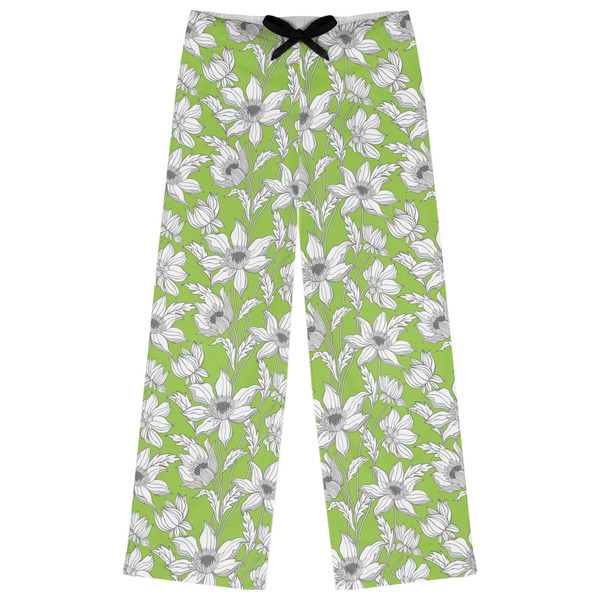 Custom Wild Daisies Womens Pajama Pants - XS