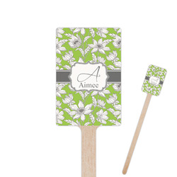 Wild Daisies 6.25" Rectangle Wooden Stir Sticks - Double Sided (Personalized)