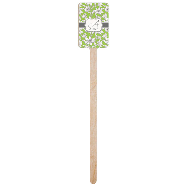 Wild Daisies Wooden 6.25" Stir Stick - Rectangular - Single Stick