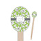 Wild Daisies Oval Wooden Food Picks (Personalized)