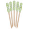Wild Daisies Wooden Food Pick - Paddle - Fan View