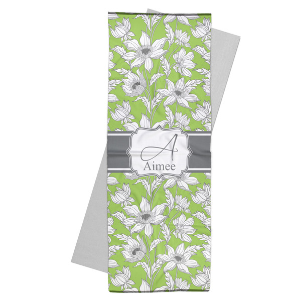 Custom Wild Daisies Yoga Mat Towel (Personalized)