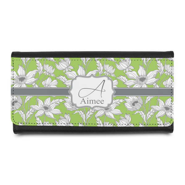 Custom Wild Daisies Leatherette Ladies Wallet (Personalized)