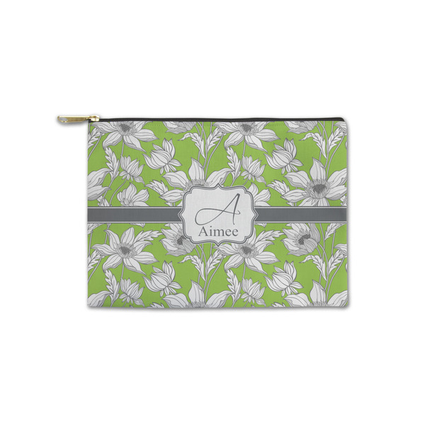 Custom Wild Daisies Zipper Pouch - Small - 8.5"x6" (Personalized)