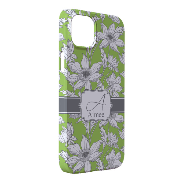 Custom Wild Daisies iPhone Case - Plastic - iPhone 14 Plus (Personalized)