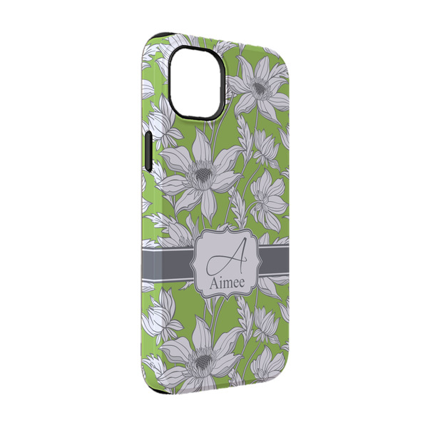 Custom Wild Daisies iPhone Case - Rubber Lined - iPhone 14 Pro (Personalized)