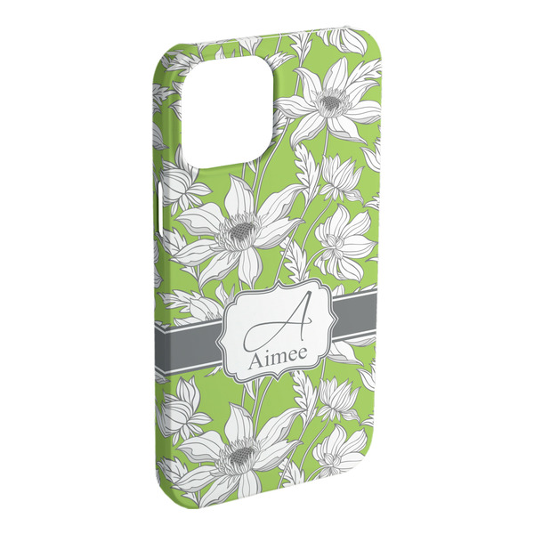 Custom Wild Daisies iPhone Case - Plastic - iPhone 15 Pro Max (Personalized)