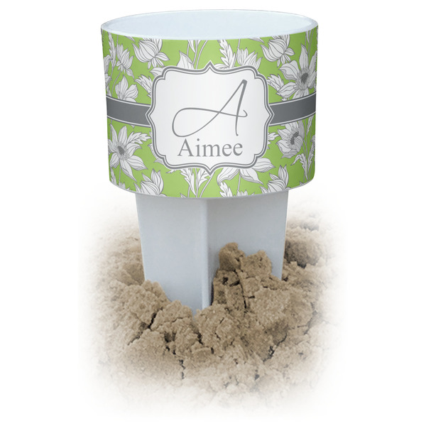 Custom Wild Daisies Beach Spiker Drink Holder (Personalized)
