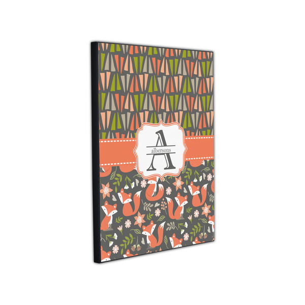 Fox Trail Floral 11x14 Wood Print - Angle View