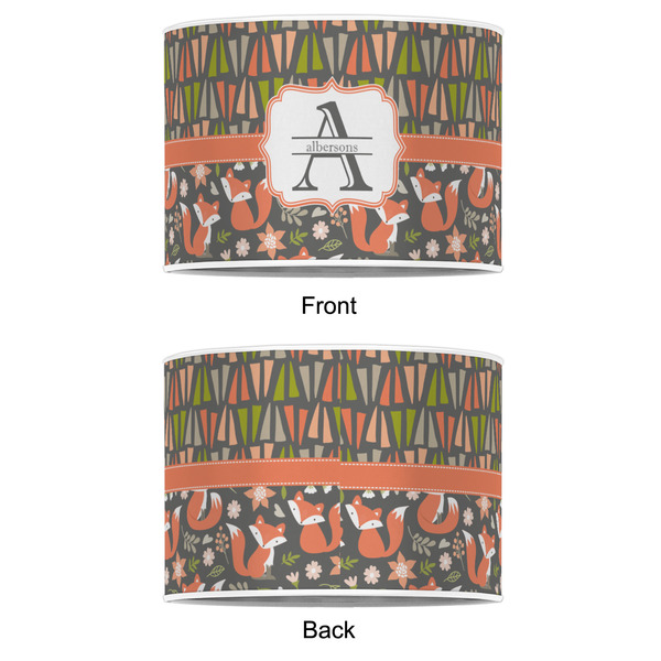 Fox Trail Floral 12" Drum Lampshade - APPROVAL (Poly Film)