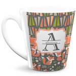 Fox Trail Floral 12 Oz Latte Mug (Personalized)