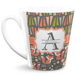 Fox Trail Floral 12 Oz Latte Mug (Personalized)