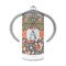 Fox Trail Floral 12 oz Stainless Steel Sippy Cups - FRONT