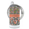 Fox Trail Floral 12 oz Stainless Steel Sippy Cups - FULL (back angle)