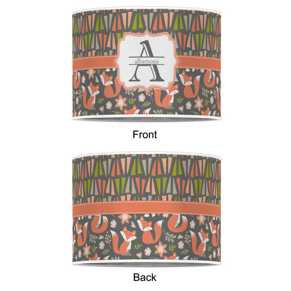 Fox Trail Floral 16" Drum Lampshade - APPROVAL (Poly Film)