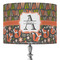Fox Trail Floral 16" Drum Lampshade - ON STAND (Fabric)
