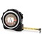 Fox Trail Floral 16 Foot Black & Silver Tape Measures - Front