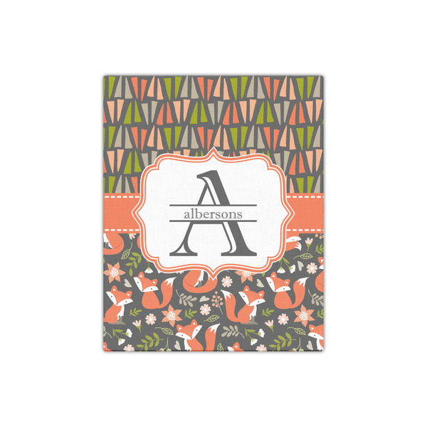 Fox Trail Floral 16x20 - Canvas Print - Front View