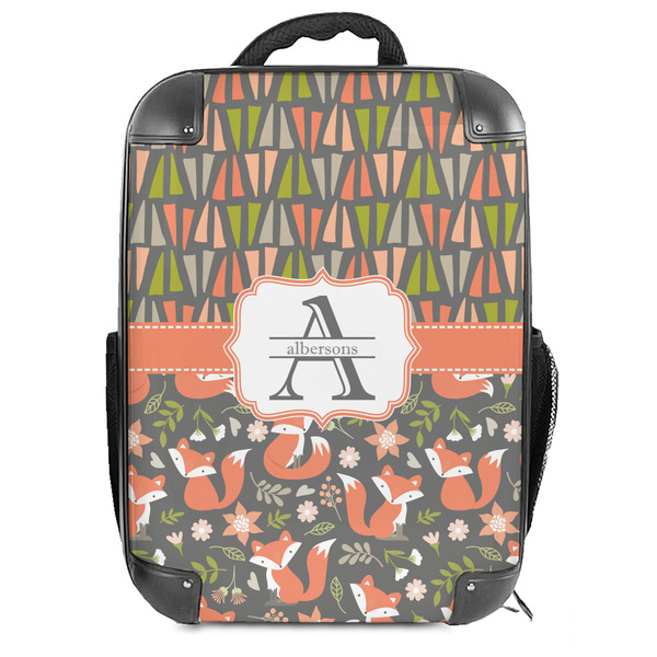 Custom Fox Trail Floral 18" Hard Shell Backpack (Personalized)