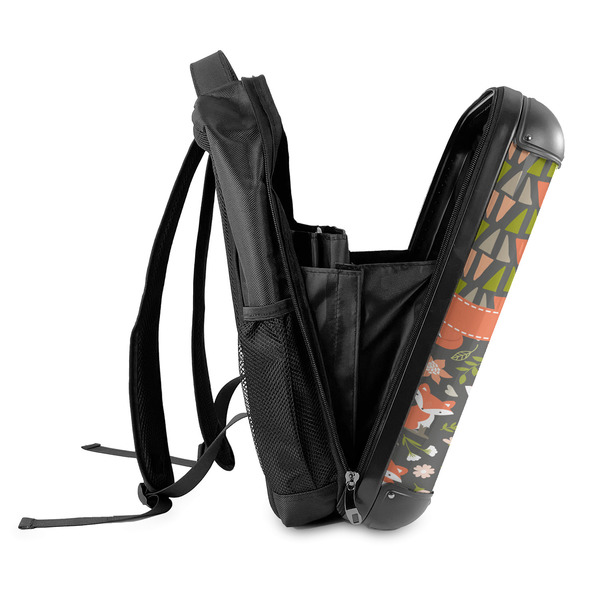 Fox Trail Floral 18" Hard Shell Backpacks - SIDE OPEN