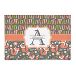 Fox Trail Floral Patio Rug (Personalized)
