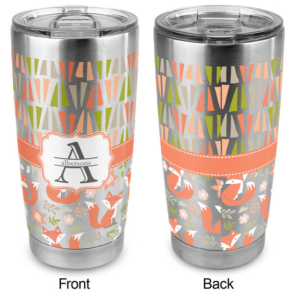 Fox Trail Floral 20oz SS Tumbler - Full Print - Approval