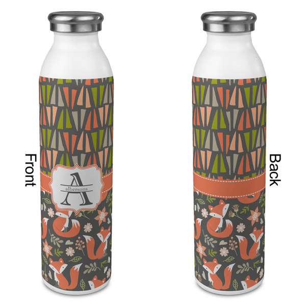 Fox Trail Floral 20oz Water Bottles - Full Print - Approval