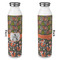 Fox Trail Floral 20oz Water Bottles - Full Print - Approval