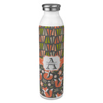 Fox Trail Floral 20oz Stainless Steel Water Bottle - Full Print (Personalized)