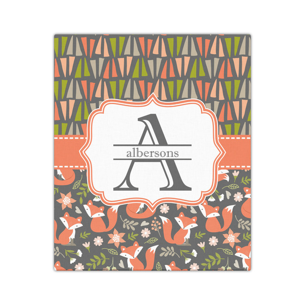 Fox Trail Floral 20x24 - Canvas Print - Front View