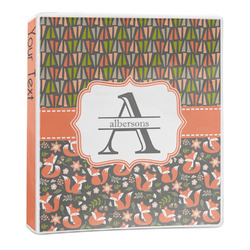 Fox Trail Floral 3-Ring Binder - 1 inch (Personalized)