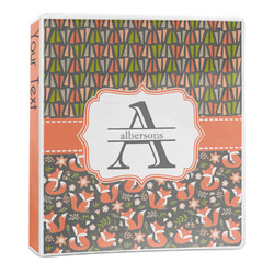Fox Trail Floral 3-Ring Binder (Personalized)
